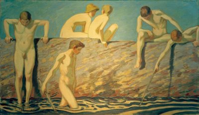 Bathing Boys by Ludwig von Hofmann